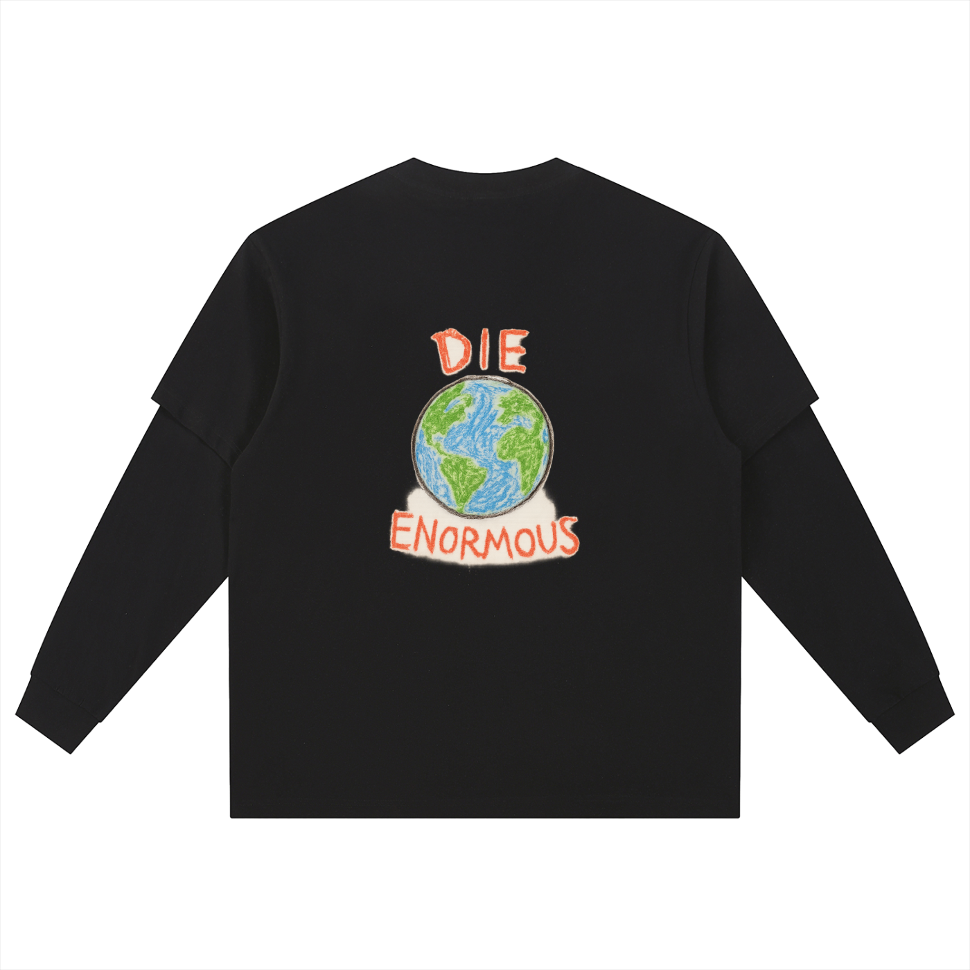 Die Enormous Layered Long Sleeve Tshirt