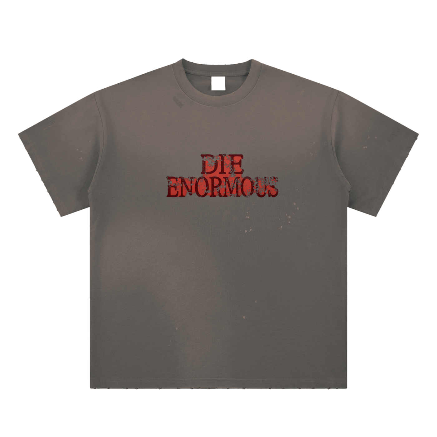 Die Enormous Bleach Splatter Origin Tshirt