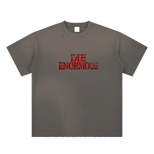 Die Enormous Bleach Splatter Origin Tshirt