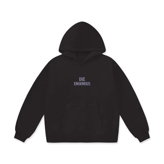 Die Enormous logo Text Hoodie